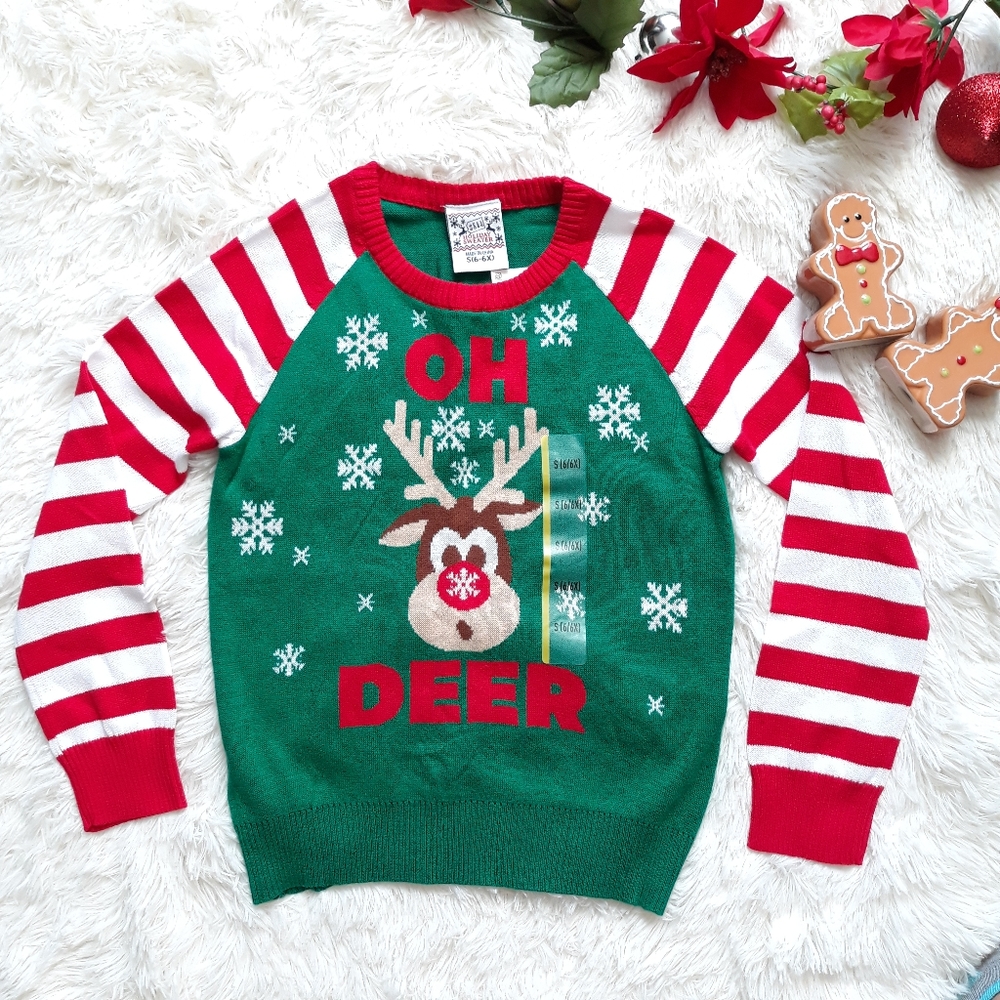 NEW Knit  Holiday Christmas Ugly Sweater - Picture 3 of 8